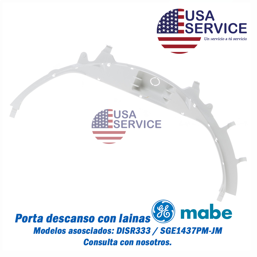 PORTA DESCANSO CON LAINAS - DISR333/SGE1437 - General Electric - Repuesto línea blanca USA Service