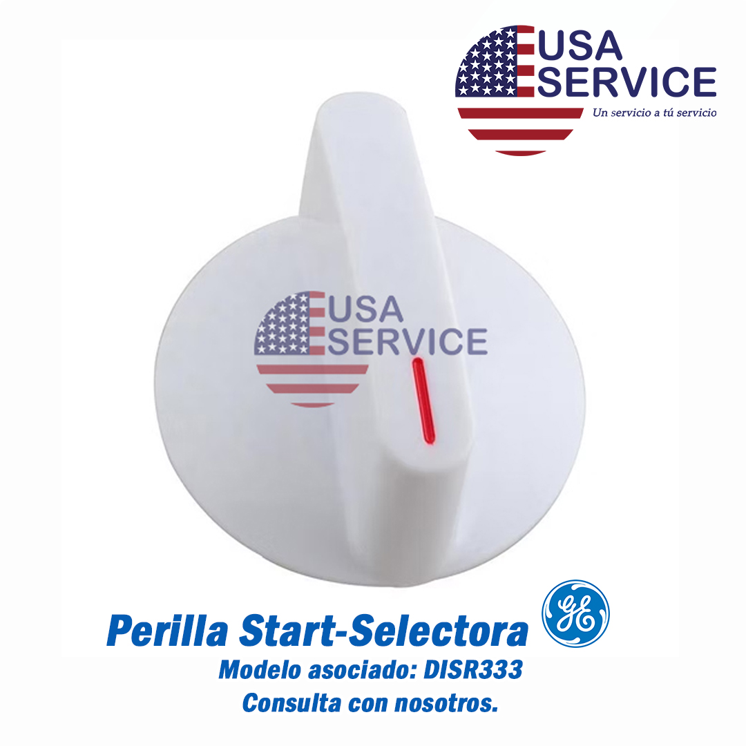 PERILLA SELECTORA - DISR333 - General Electric - Repuesto línea blanca USA Service