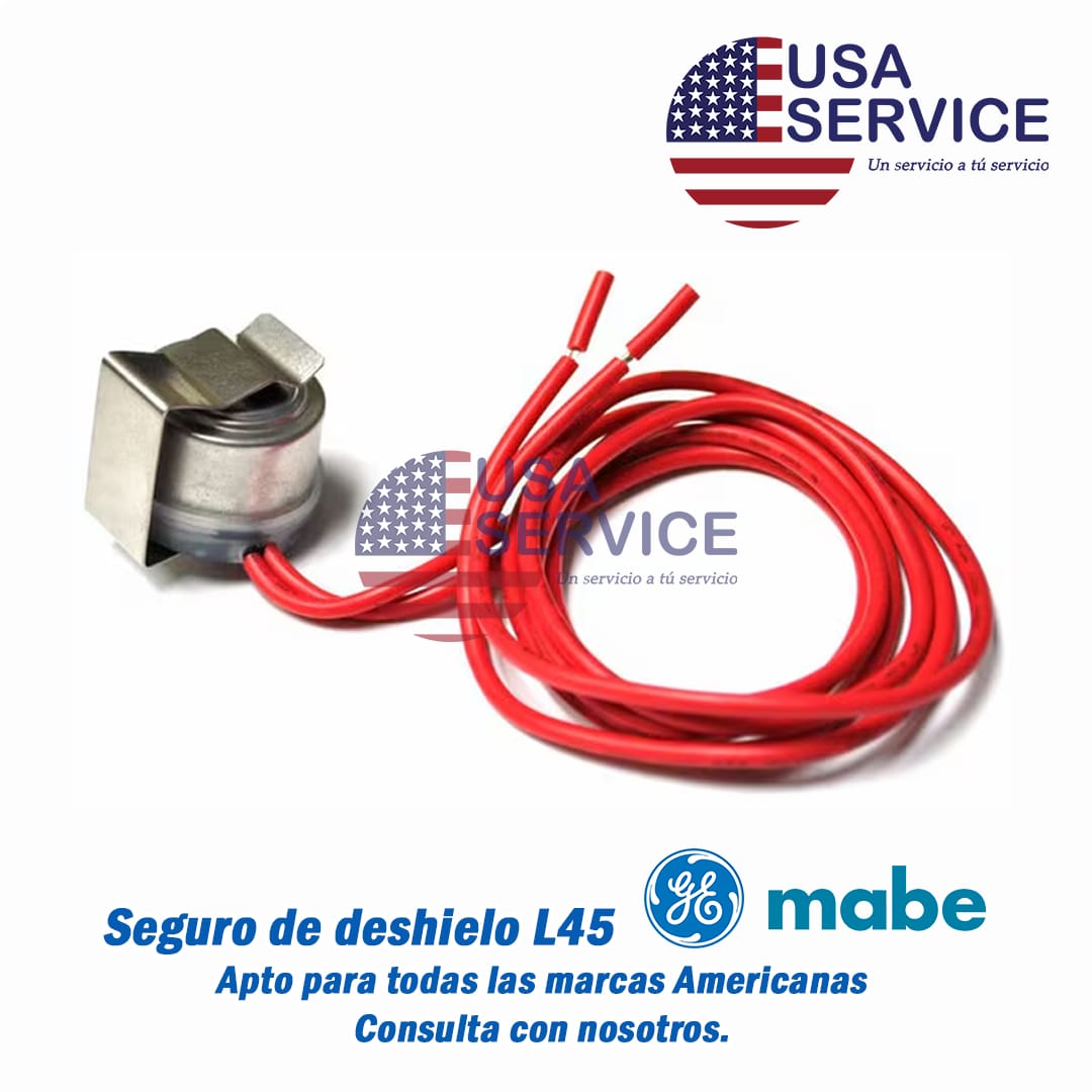 Seguro de deshielo o bimetal L45 - Línea americana en general - Repuesto línea blanca USA Service